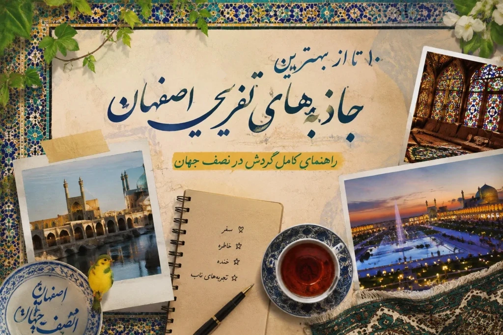 بهترین جاذبه تفریحی اصفهان - در اصفهان کجاست