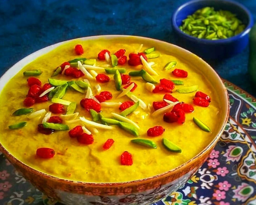 نمایی از خورش ماست در اصفهان