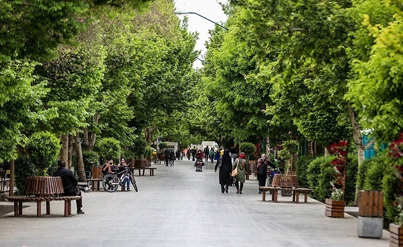 نمایی از محله چهارباغ بالا اصفهان