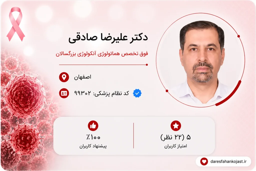 بهترین دکتر آنکولوژیست اصفهان