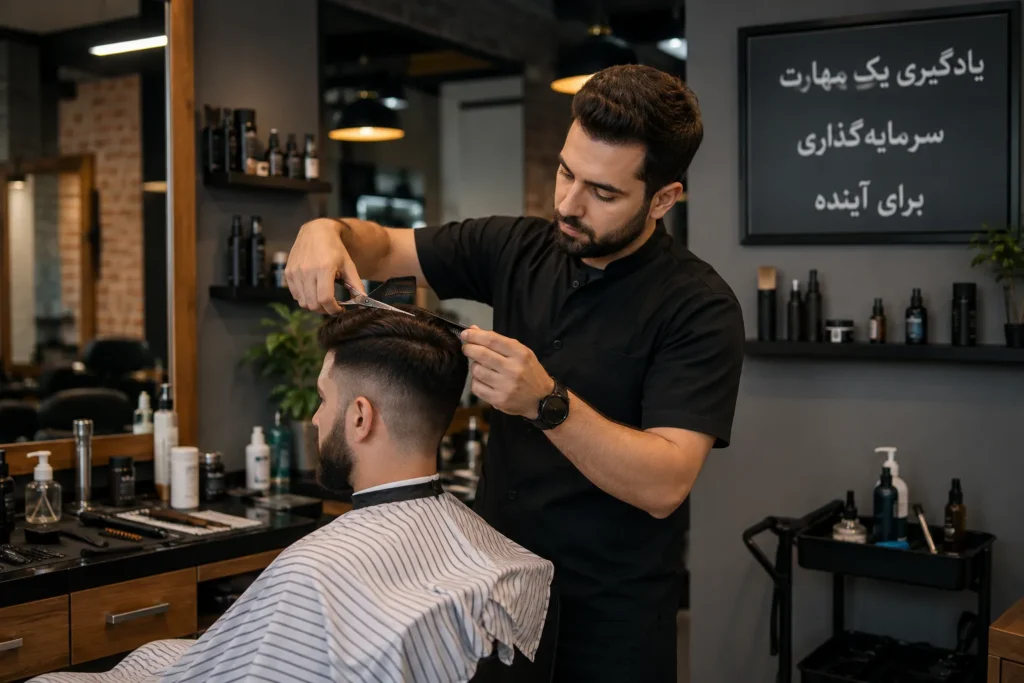 آموزشگاه ارایشگری مردانه اصفهان