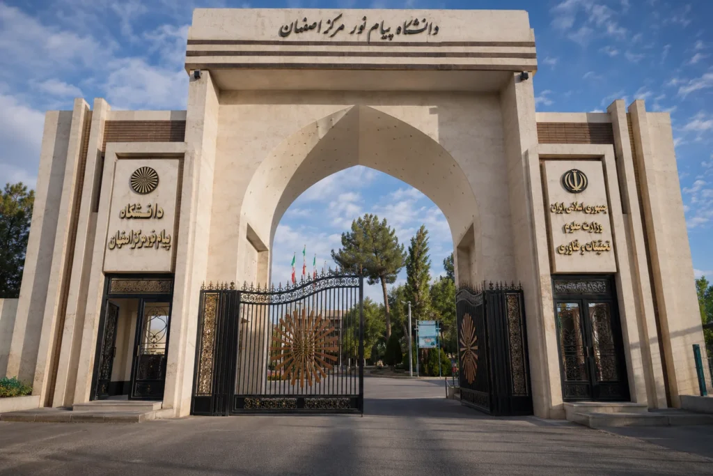 دانشگاه پیام نور واحد اصفهان فضای آموزشی دانشگاه در اصفهان