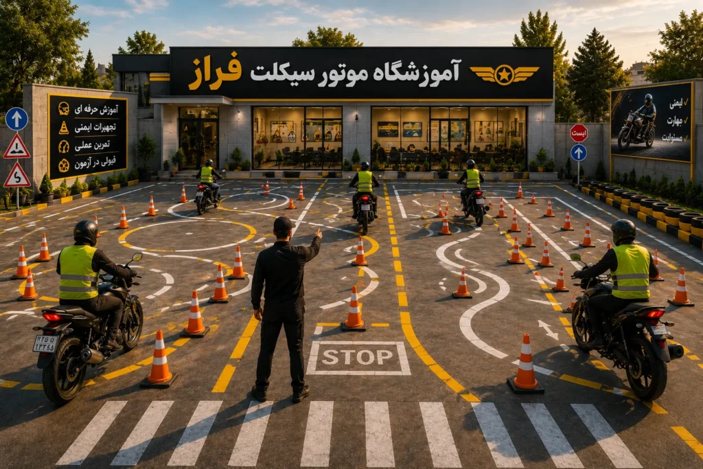 آموزشگاه موتور سیکلت فراز، حرفه‌ای‌ترین آموزشگاه موتور سیکلت اصفهان