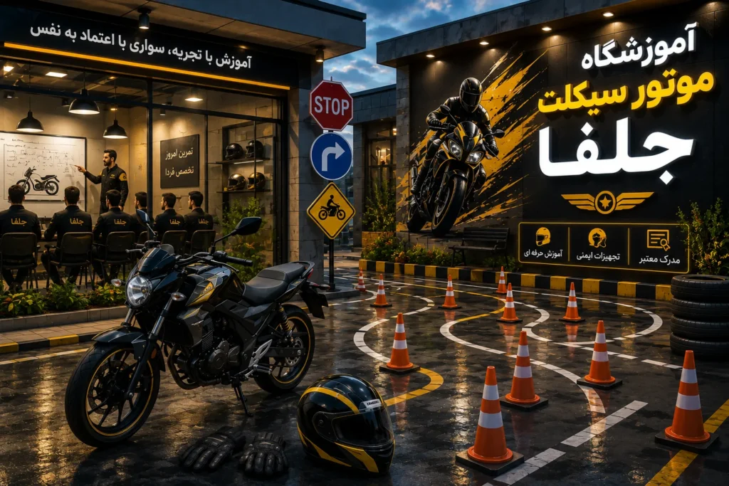 آموزشگاه موتور سیکلت جلفا، بهترین آموزشگاه موتور سیکلت اصفهان