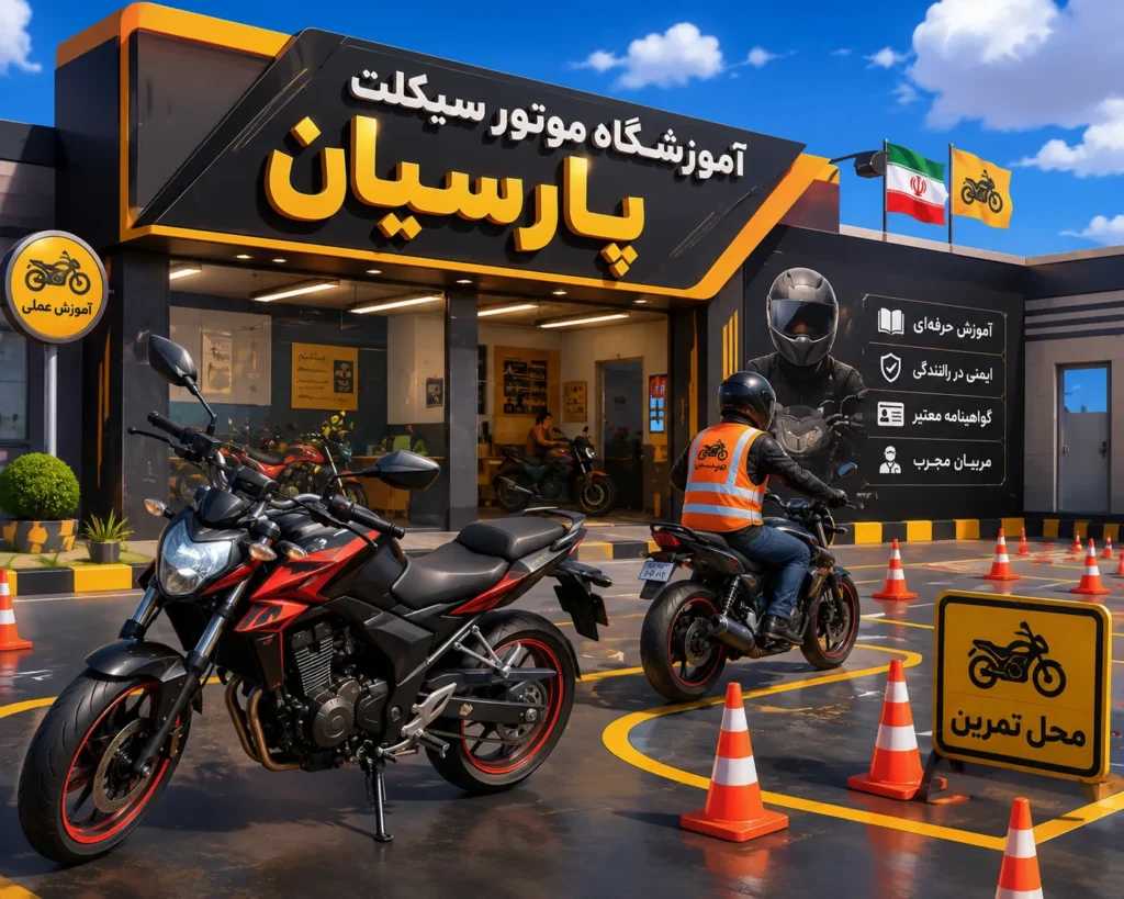 آموزشگاه موتور سیکلت پارسیان، برترین آموزشگاه موتور سیکلت اصفهان
