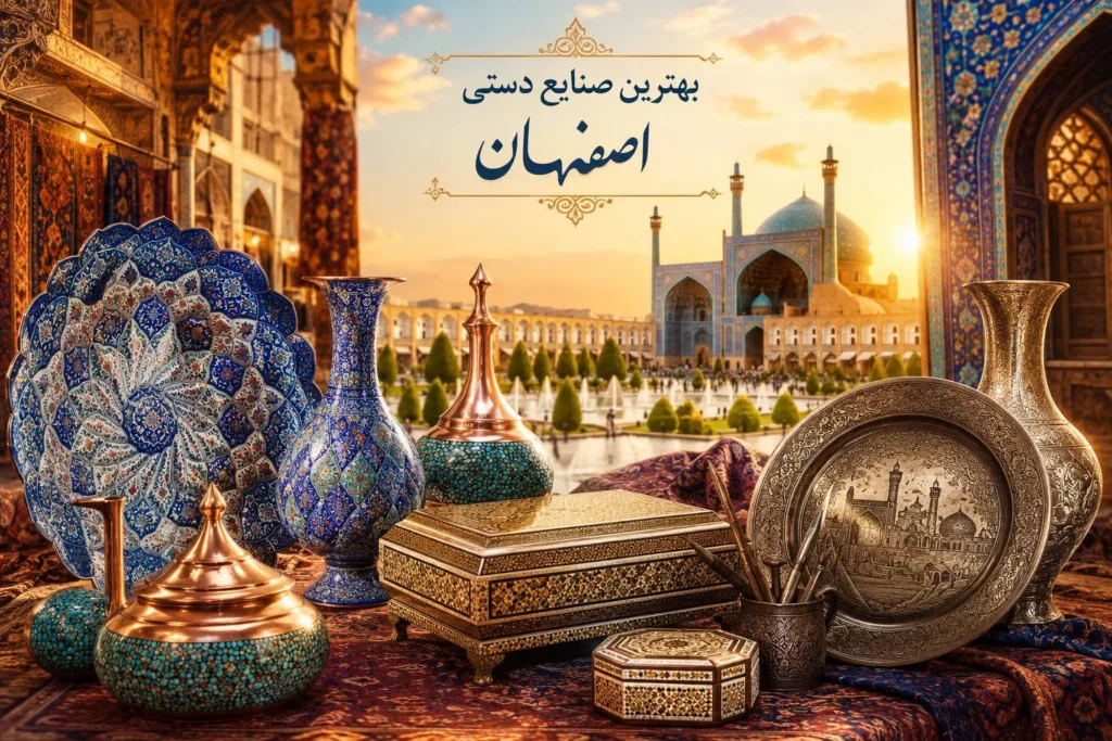 مجموعهای بینظیر از بهترین صنایع دستی اصفهان .