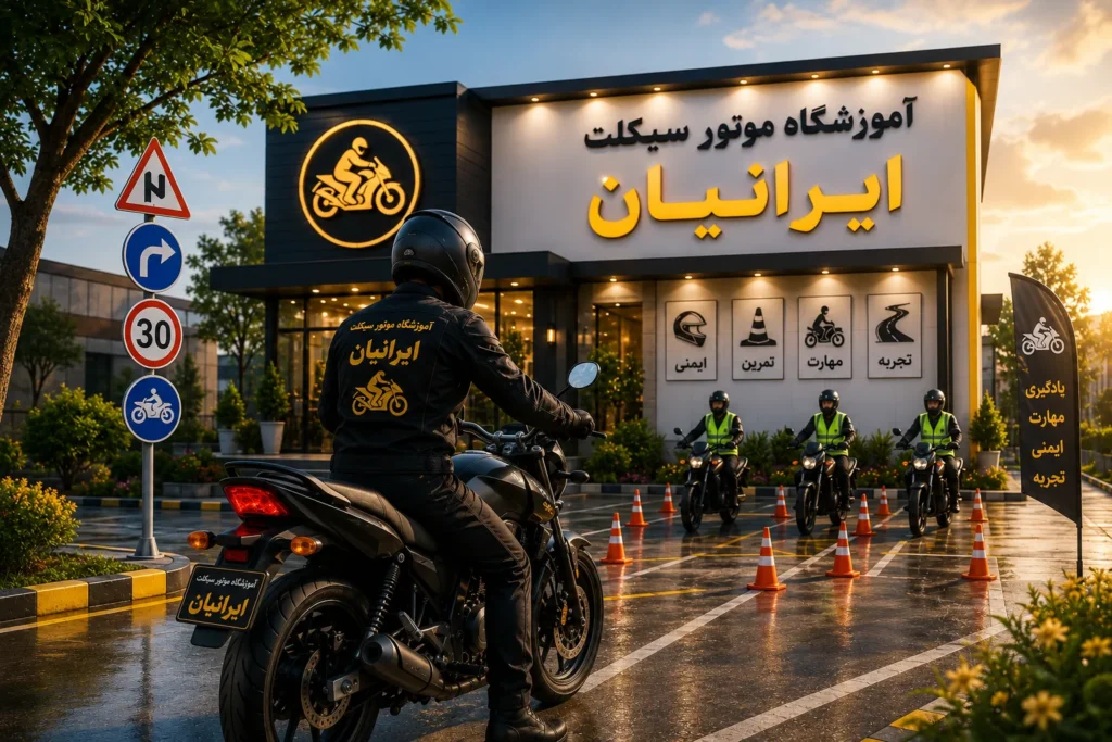 آموزشگاه موتور سیکلت ایرانیان، تخصصی‌ترین آموزشگاه موتور سیکلت اصفهان
