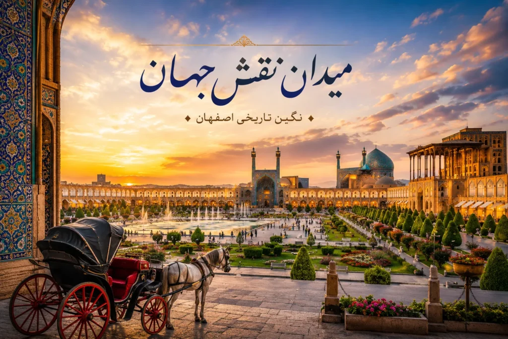 میدان نقش جهان اصفهان؛ یکی از معروف‌ترین جاذبه‌ تفریحی اصفهان با بناهای تاریخی ارزشمند