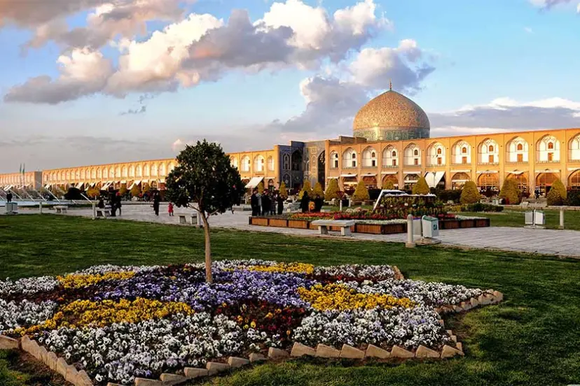 تصویری زیبا از میدان نقش جهان اصفهان