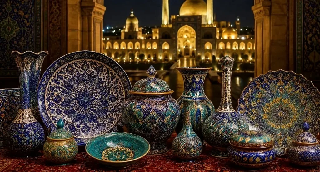 سفال و سرامیک اصفهان؛ نمونهای زیبا از بهترین صنایع دستی اصفهان .