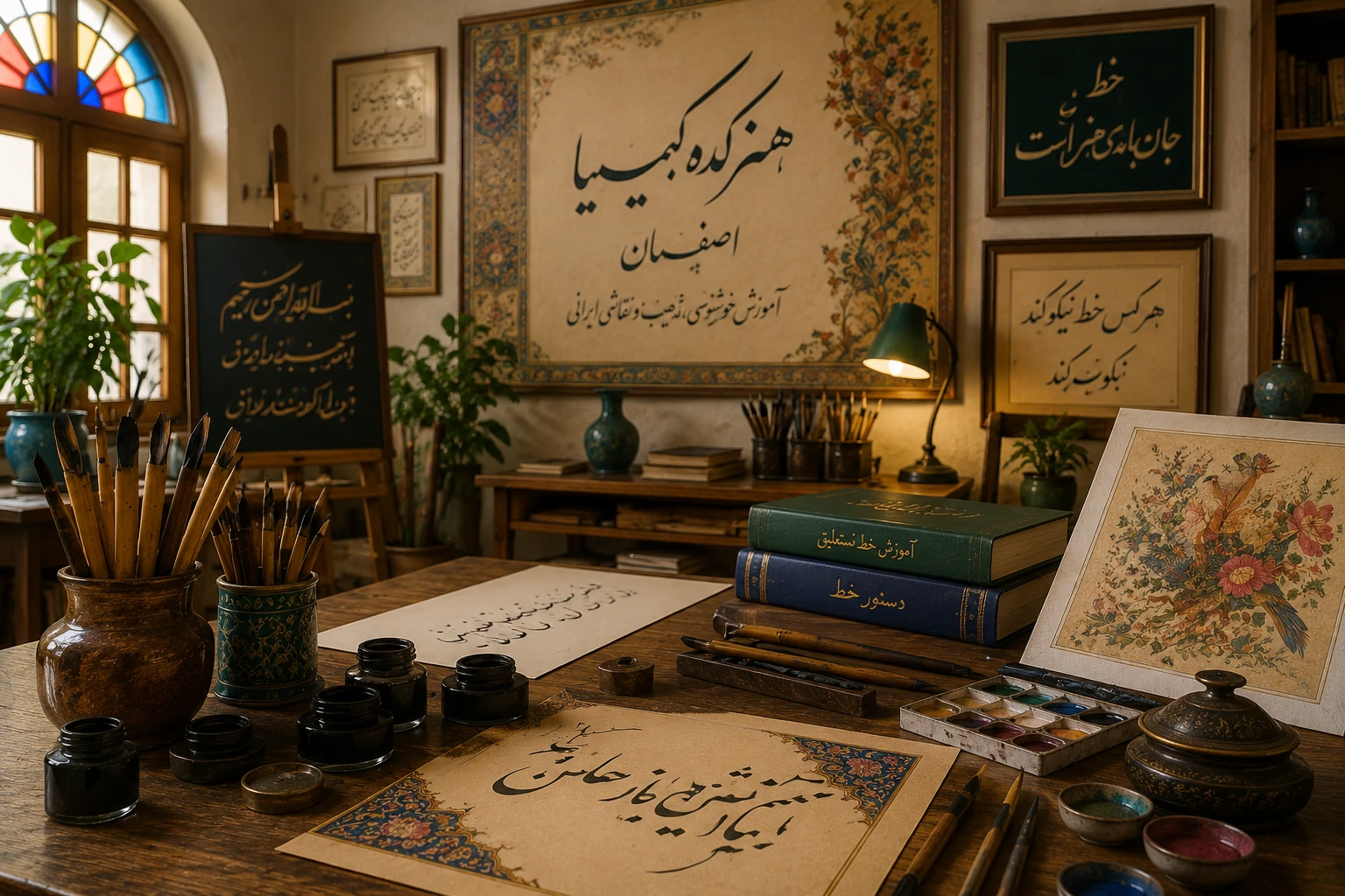 هنرکده کیمیا اصفهان و آموزش خوشنویسی