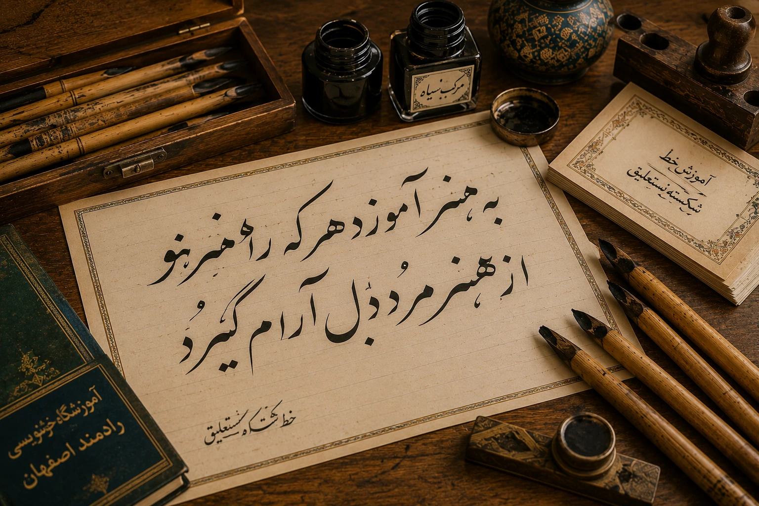 آموزشگاه خوشنویسی رادمند اصفهان